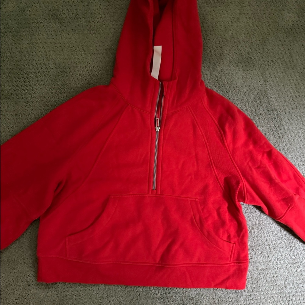 Lululemon Athletica Red Zip-Up Jacket